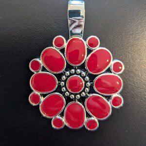 Premier Designs - Reversable Enamel Pendant